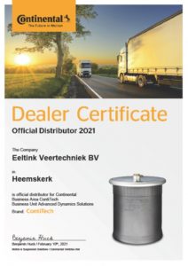 dealer certificate